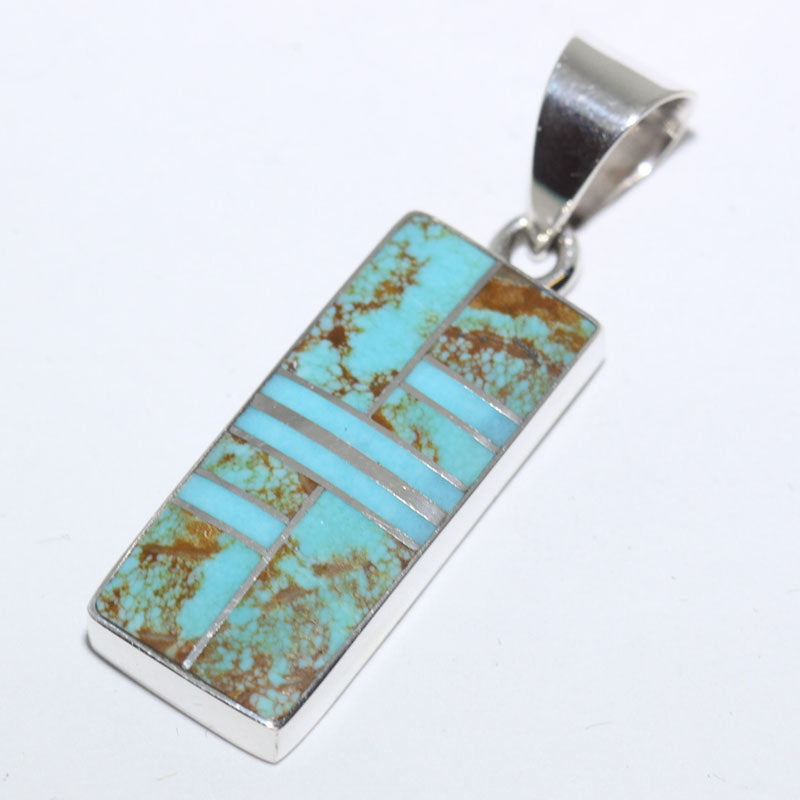 Turquoise Pendant by Curtis Manygoats