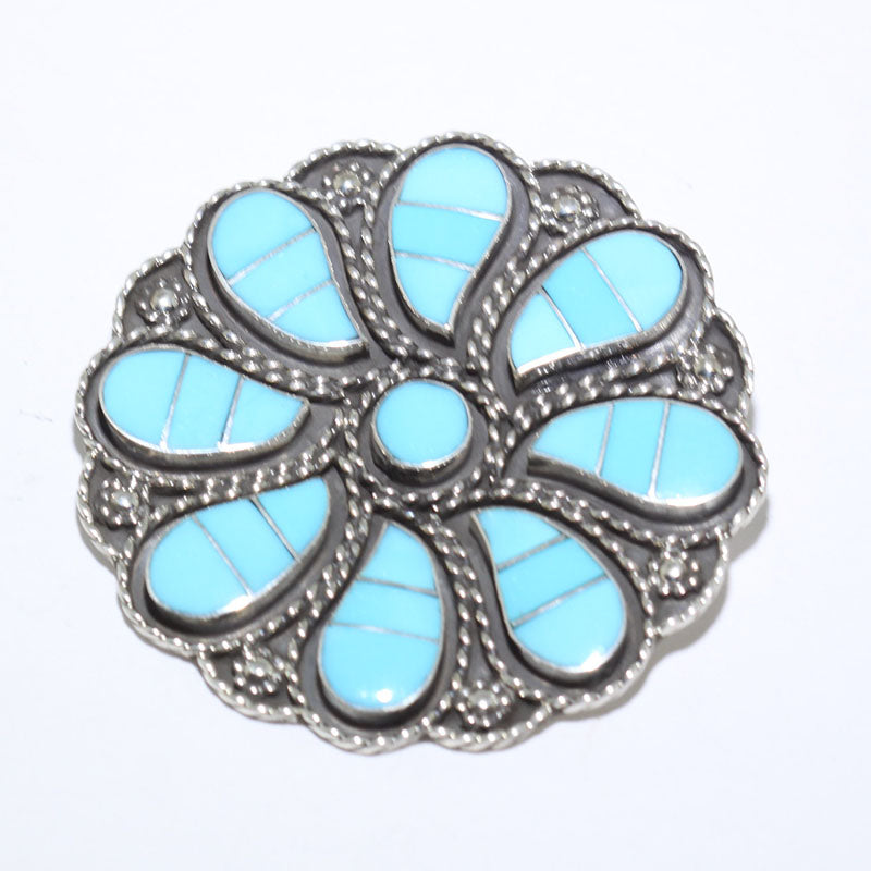 Inlay Pendant by Zuni