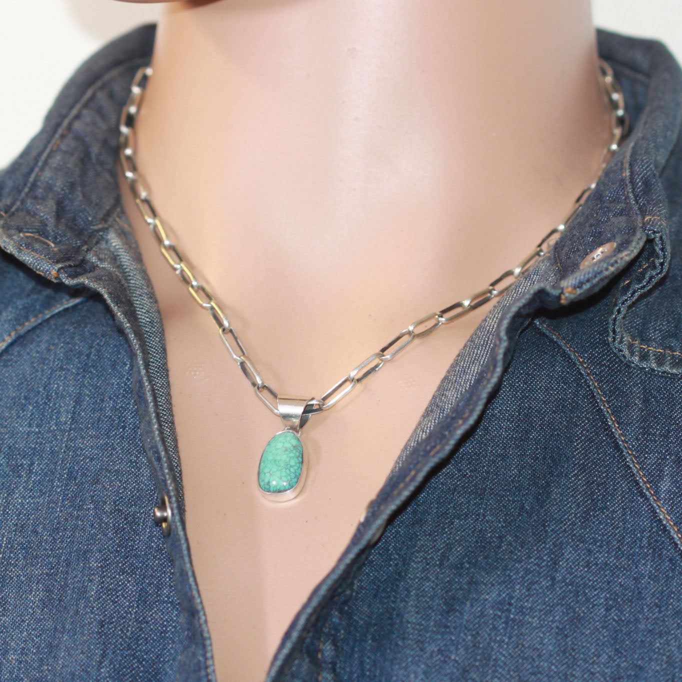 Number Eight Pendant by Robin Tsosie