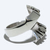 Silver ring by Isaiah Ortiz size 9.5