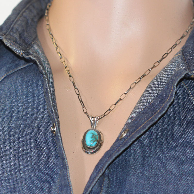 Morenci Turquoise Pendant