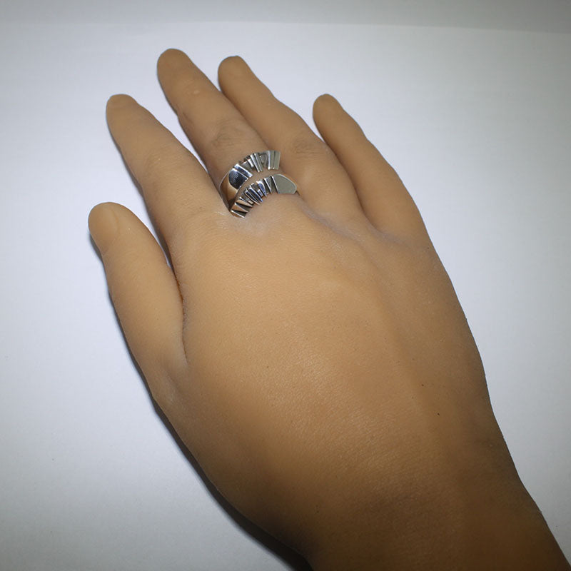 Silver ring by Isaiah Ortiz size 9.5