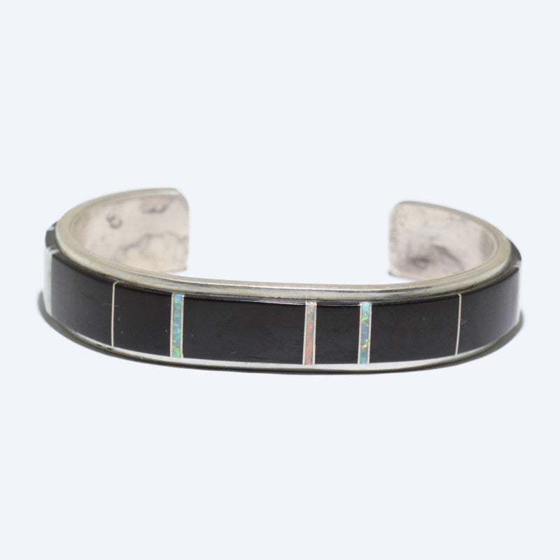 Inlay bracelet by Navajo