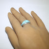 Turq Inlay Ring by Zuni- 11