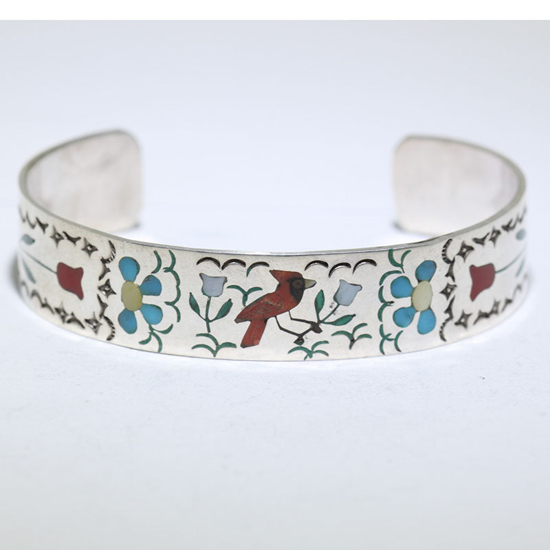 Red Cardinal bird  bracelet by Dennis Edaakie