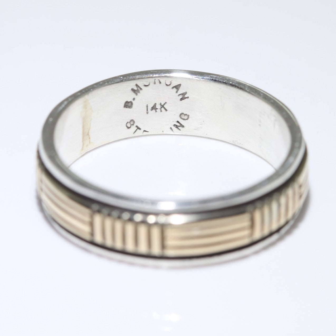 14K & Silver Ring by Bruce Morgan
