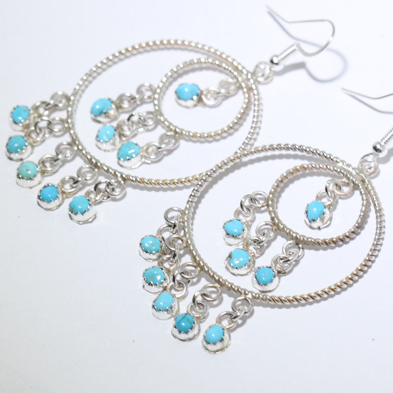 Turquoise Earrings by Navajo