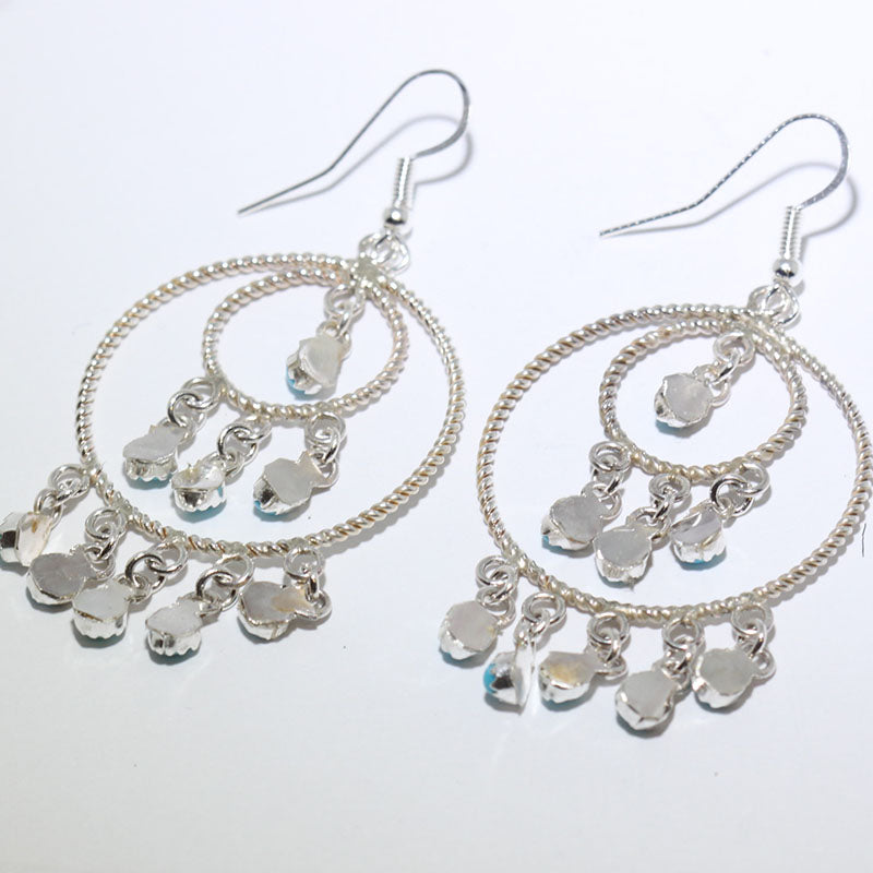Turquoise Earrings by Navajo