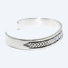 Silver Bracelet by Bruce Morgan (0.37")
