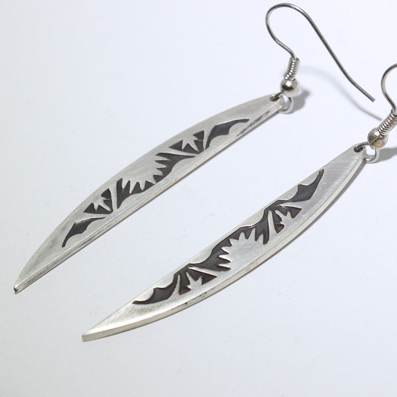 Silver Earrings by Eddison Smith