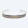 14K & Silver Bracelet by Bruce Morgan (0.37")