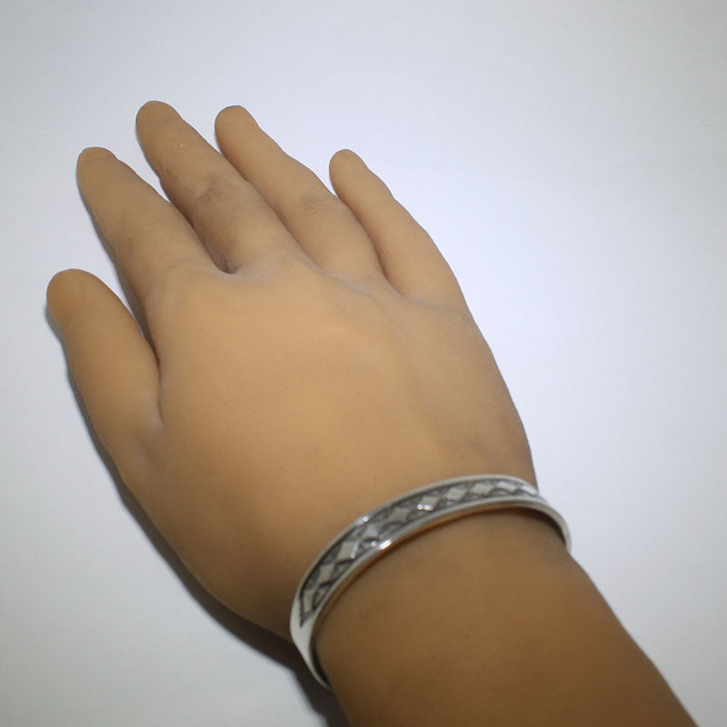Silver Bracelet by Bruce Morgan (0.37")