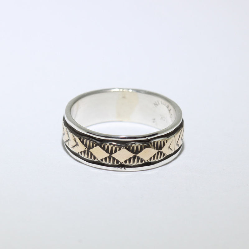 14K & Silver Ring by Bruce Morgan