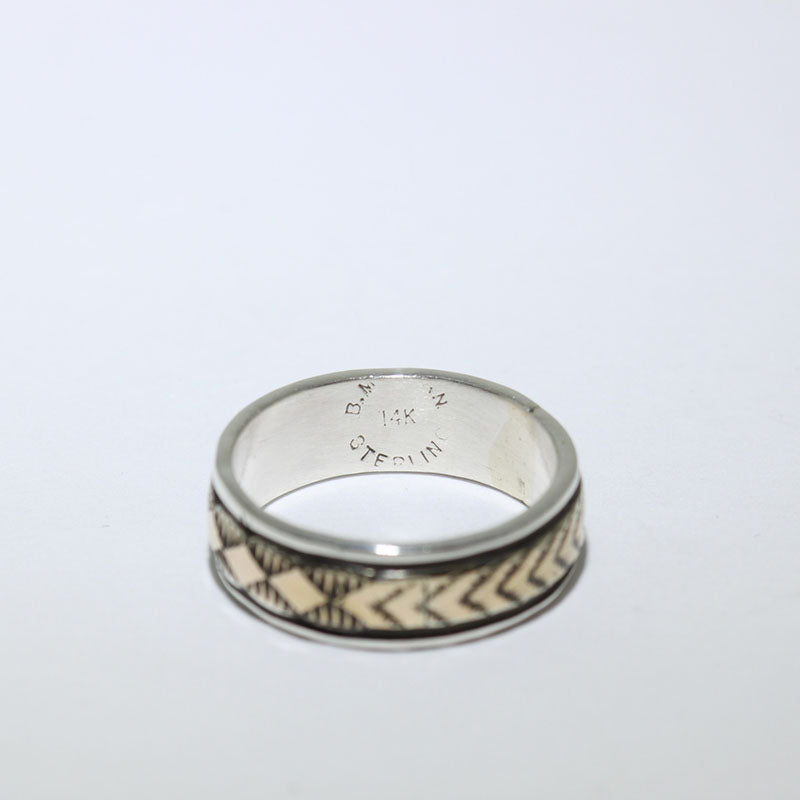 14K & Silver Ring by Bruce Morgan