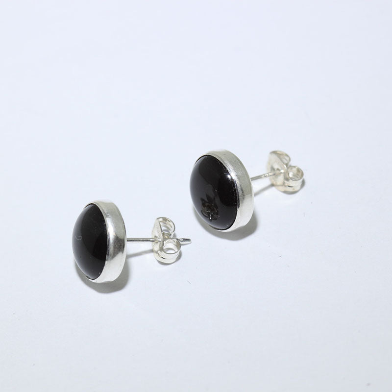 Onyx Earrings by Navajo