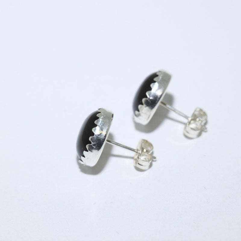 Onyx Earrings by Navajo