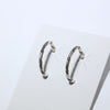 Silver Hoop Earrings by Navajo