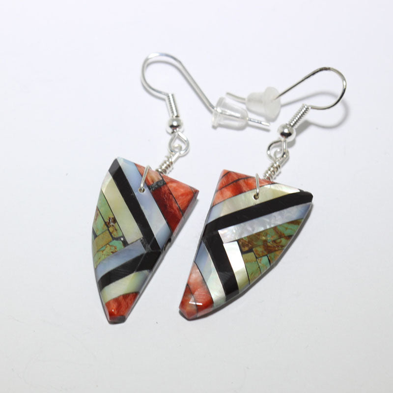 Earrings by Joe & Angie Reano