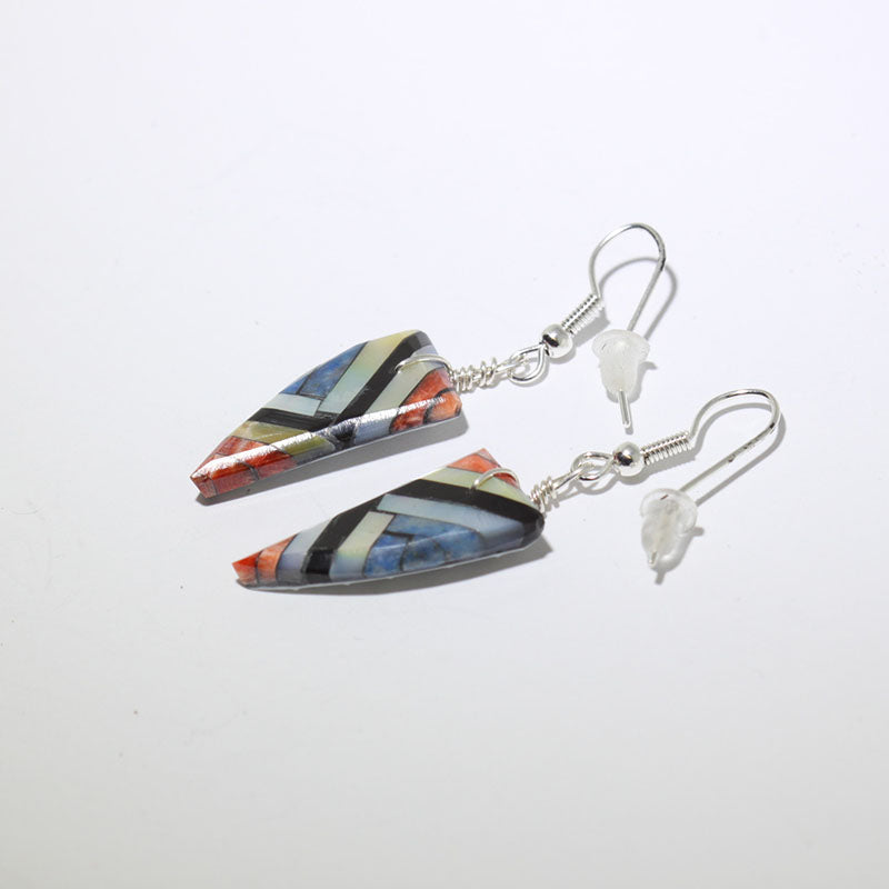 Earrings by Joe & Angie Reano