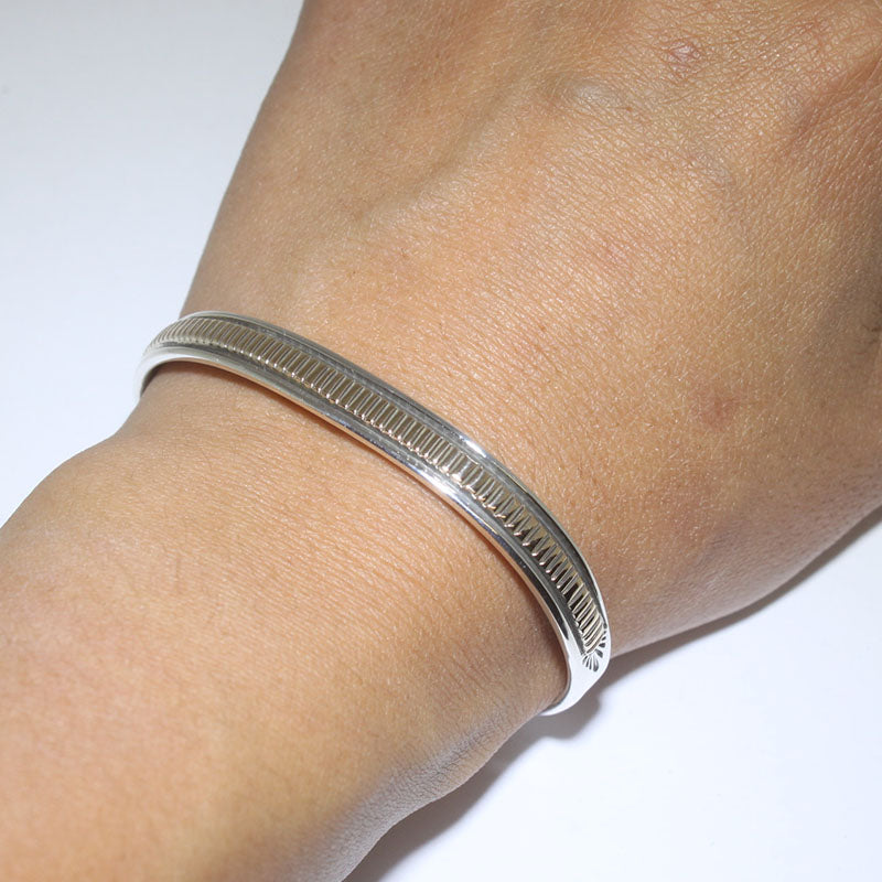 14K & Silver Bracelet by Bruce Morgan (0.20")