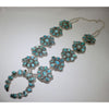 Mix Turqouise Squash Blossom Necklace