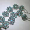 Mix Turqouise Squash Blossom Necklace