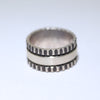 Coin Silver Ring by Darryl Dean Begay size 10