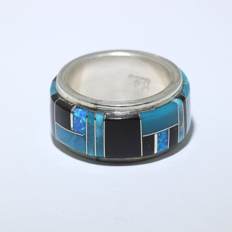 Inlay Ring by Navajo size 10