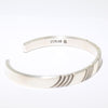 Silver Bracelet by Steve Yellowhorse 5-3/4"