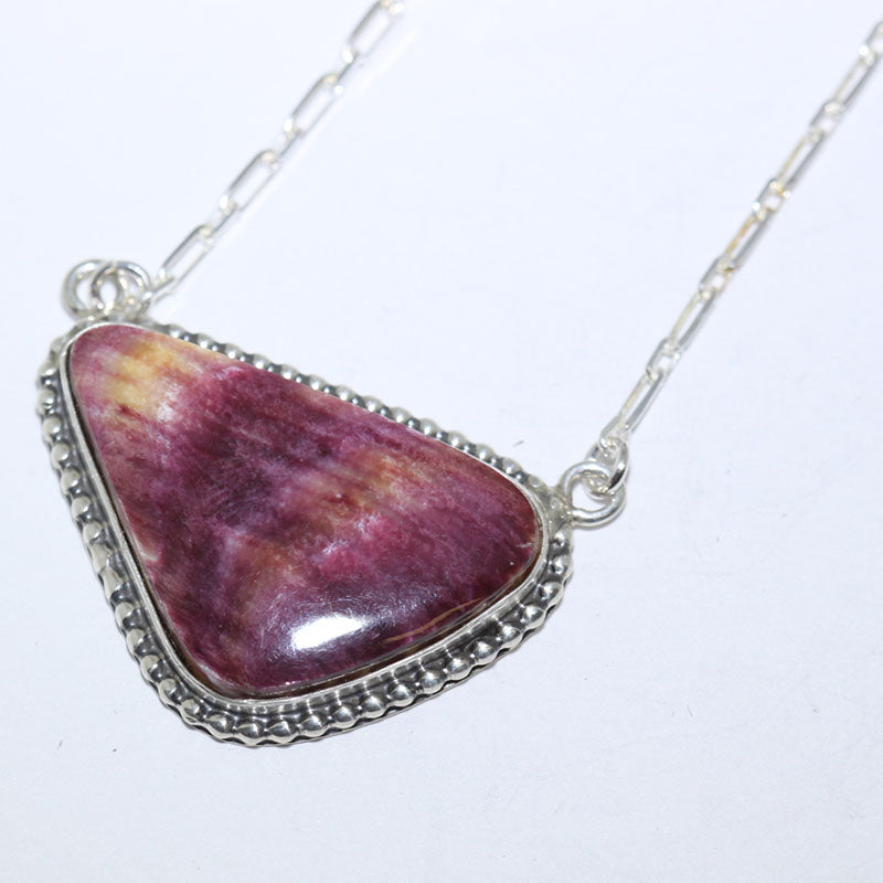 Spiny Oyster Necklace by Robin Tsosie