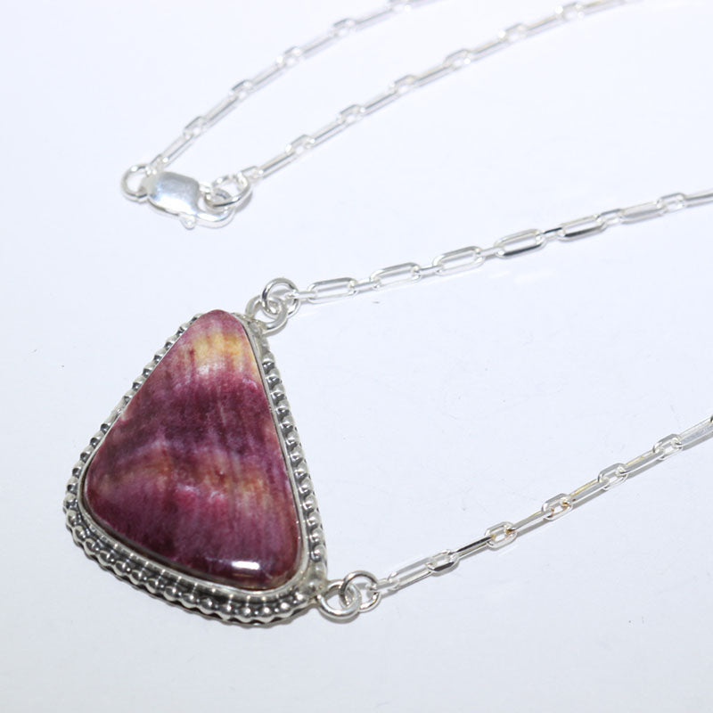 Spiny Oyster Necklace by Robin Tsosie