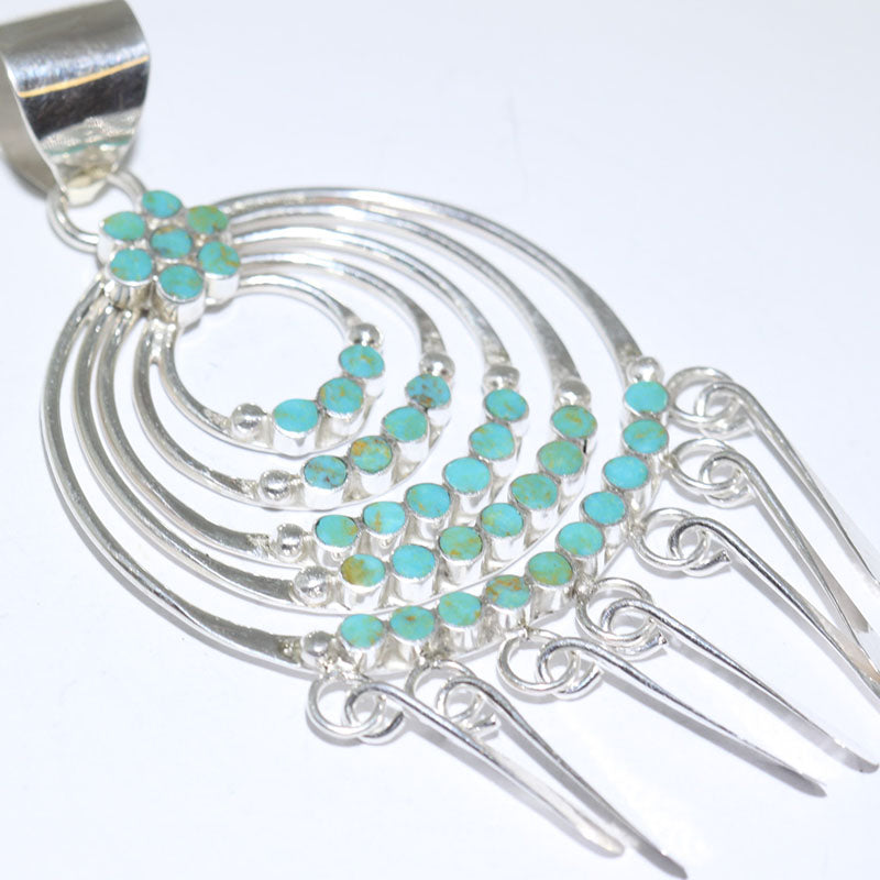 Turquoise Pendant by Michelle Peina