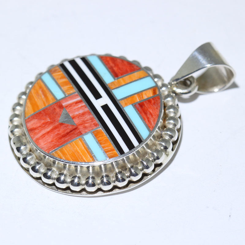 Inlay Pendant by Curtis Manygoats