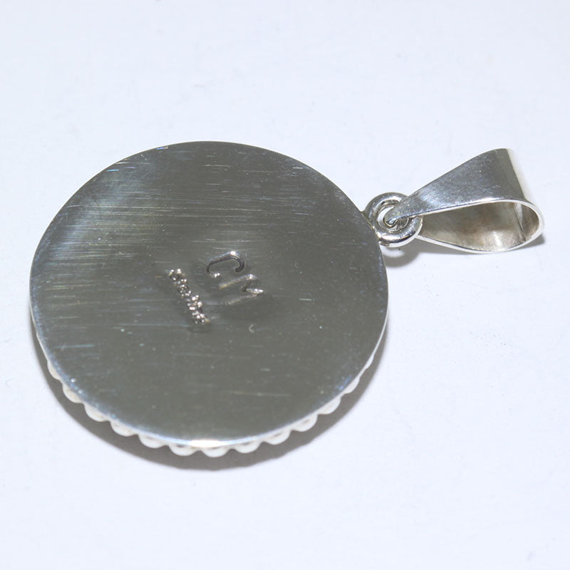 Inlay Pendant by Curtis Manygoats