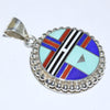 Inlay Pendant by Curtis Manygoats