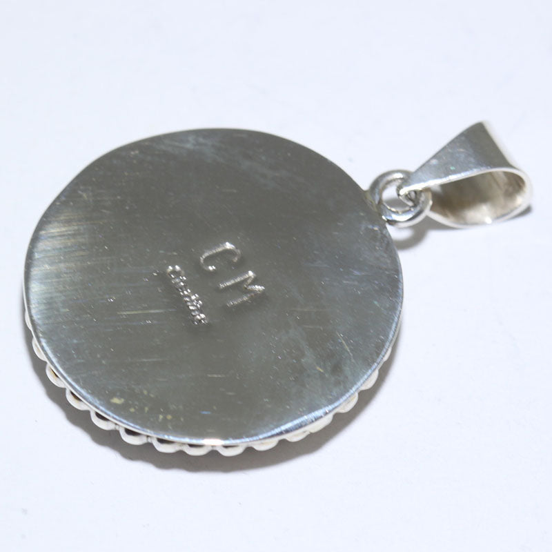 Inlay Pendant by Curtis Manygoats