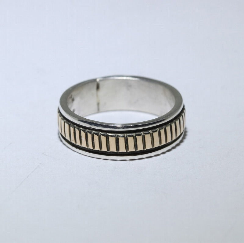 14K & Silver Ring by Bruce Morgan