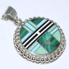 Inlay Pendant by Curtis Manygoats