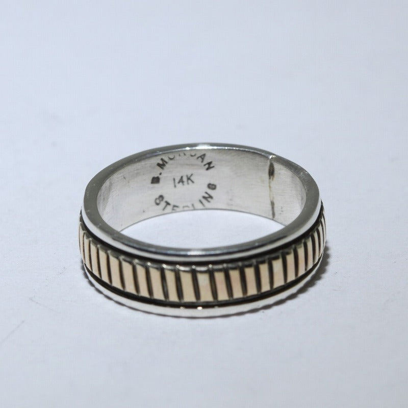 14K & Silver Ring by Bruce Morgan