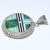 Inlay Pendant by Curtis Manygoats