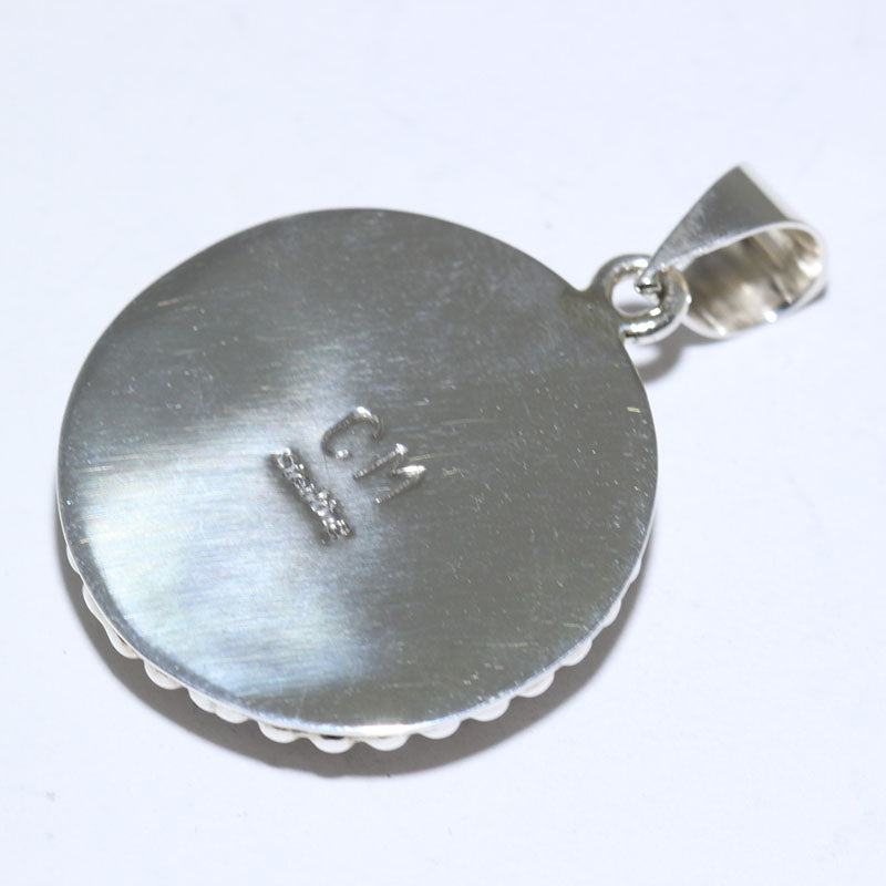 Inlay Pendant by Curtis Manygoats