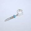 Silver earrring cuff by Navajo