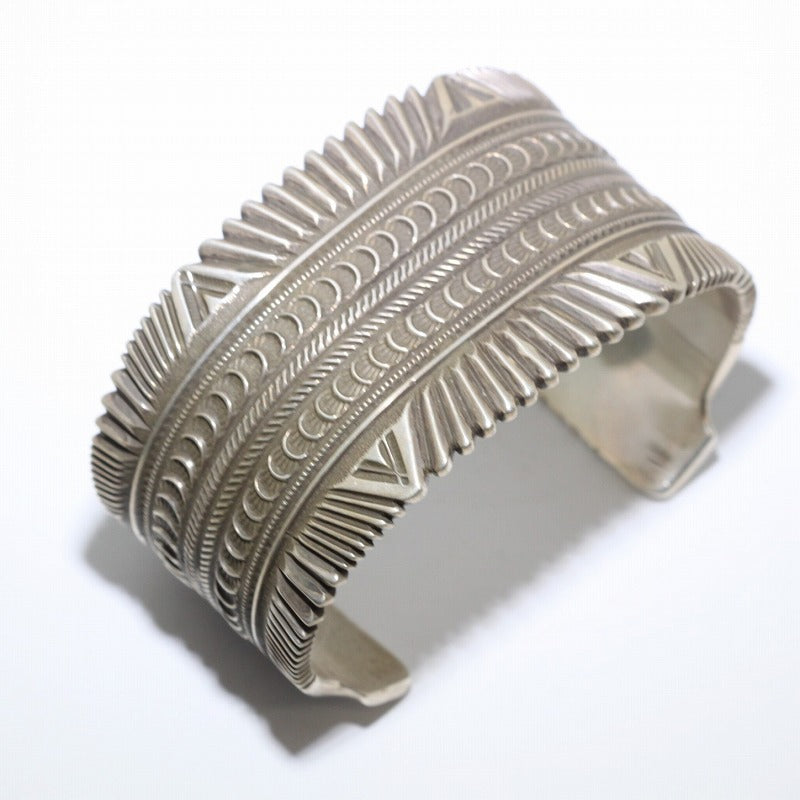 Hand Stamped Bracelet by Ron Bedonie 5-1/2