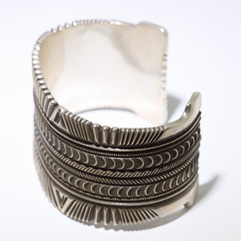 Hand Stamped Bracelet by Ron Bedonie 5-1/2"