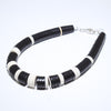 Black Heishi Bracelet by Calvin Lovato 9"