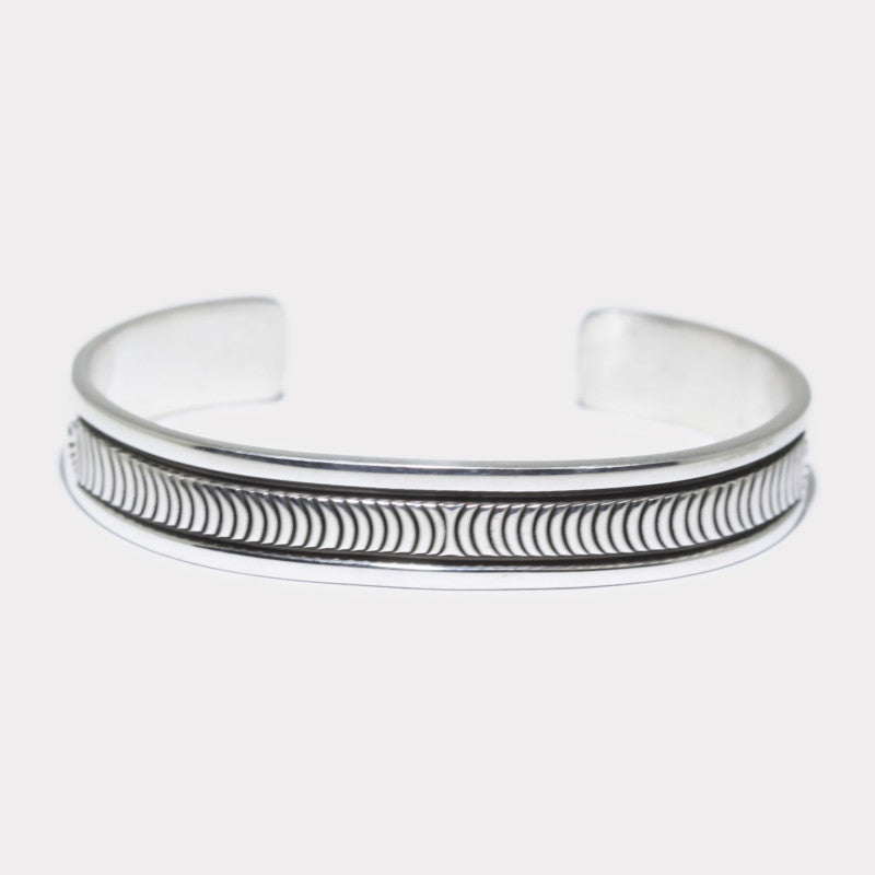 Silver Bracelet by Bruce Morgan (0.37")