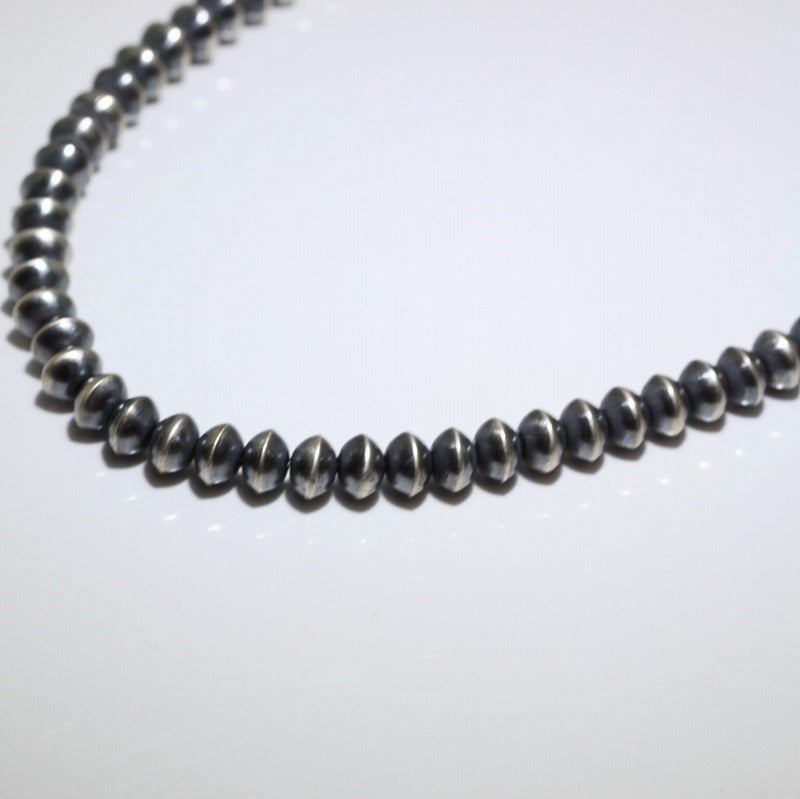 Saucer Navajo Pearls 7mm 18-28inch