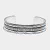 Silver Bracelet by Bruce Morgan 5-1/4inch