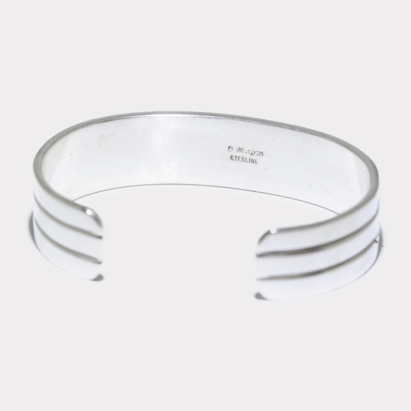 Silver Bracelet by Bruce Morgan 5-1/4inch