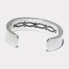 Heavy Silver Bracelet by Bruce Morgan 5-1/2inch